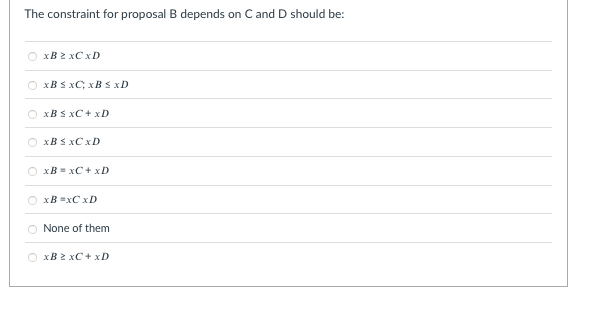 depends on C or D. The MARR is set at 10% and