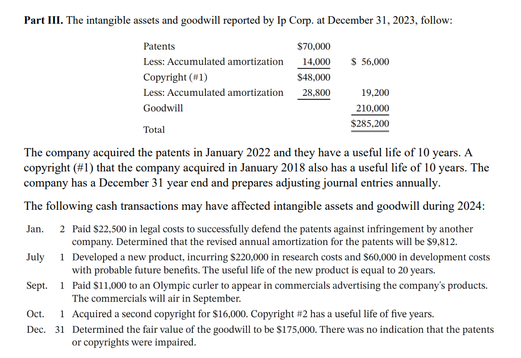 same for both years. Comment on the results. b. Record the adjusting