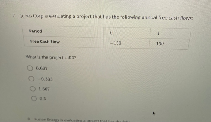 150 - 70 If the project's discount rate is 12%, then what