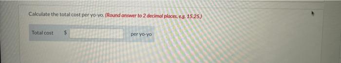 and sells yo-yos. It is currently planning to launch a new glow-in-the-dark