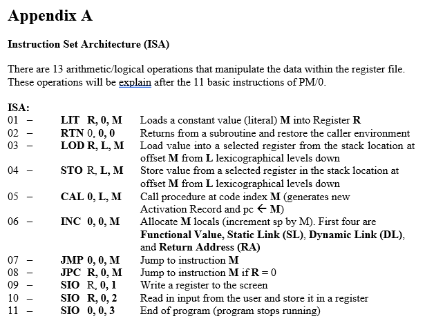 (Due by 02/02/20 midnight) The P-machine: In this assignment, you will implement