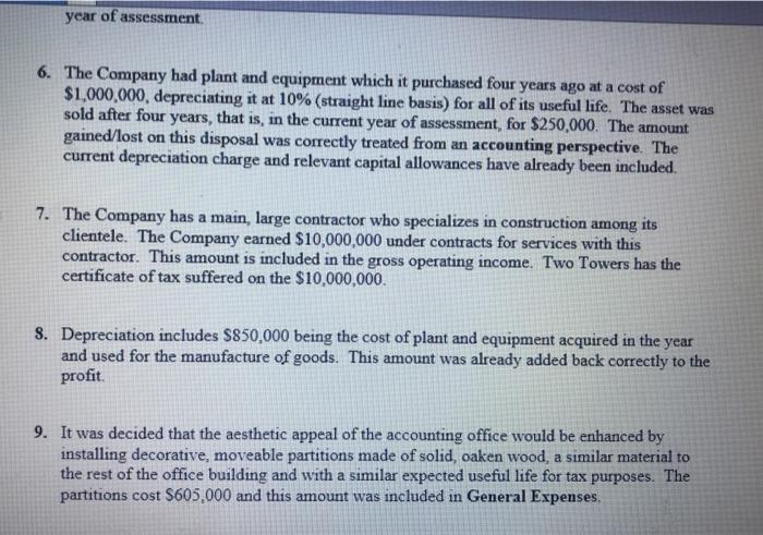 in the construction of small buildings. It acts through a large contractor