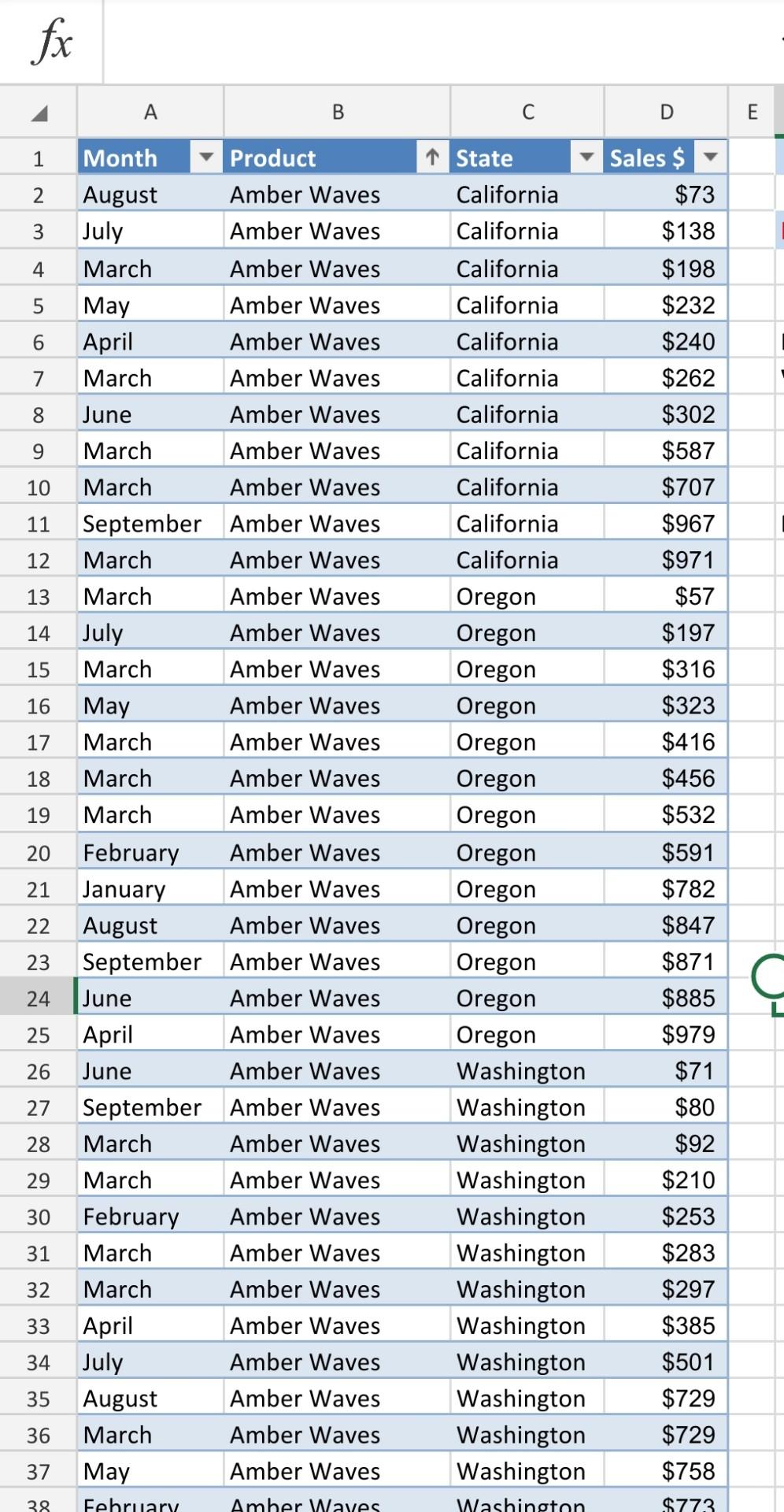  Provide the necessary values and formulas for excel file. fx A