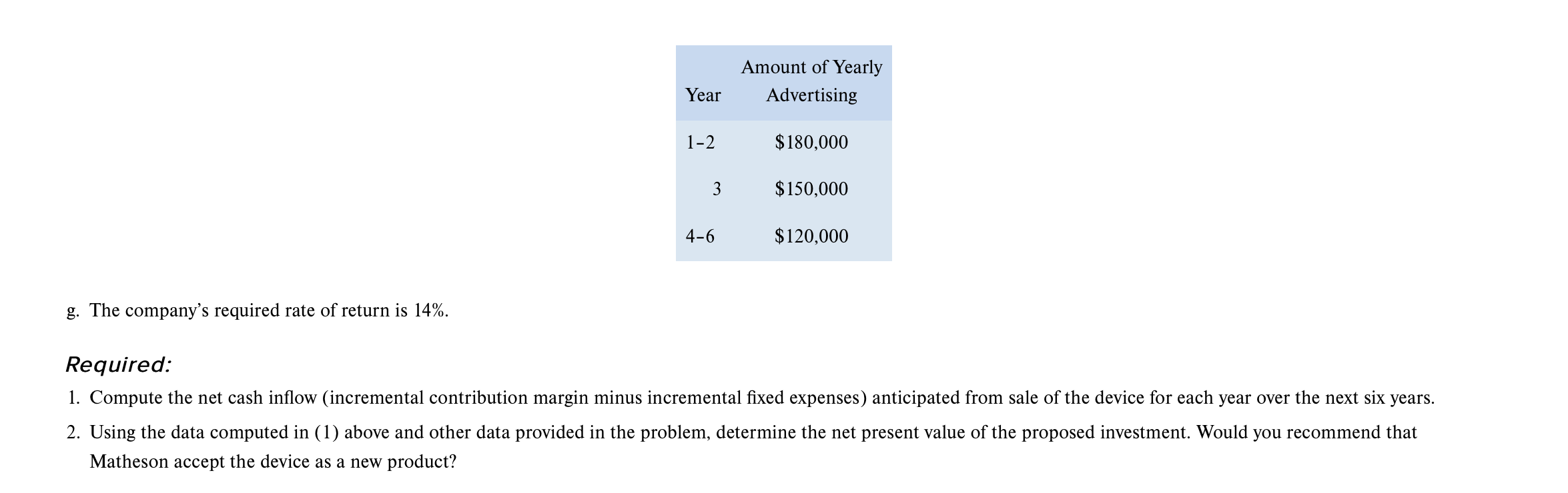 completed with the projection of the projects future cash flows and multiple