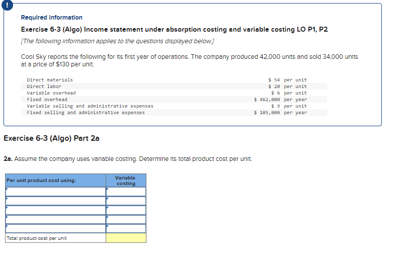 displayed below.] Cool Sky reports the following for its first year of