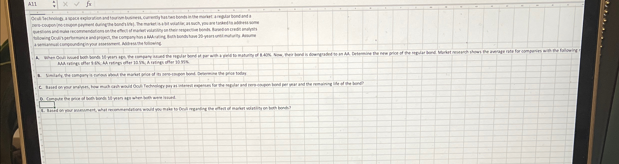  A11 fx Oculi Technology, a space exploration and tourism business, currently