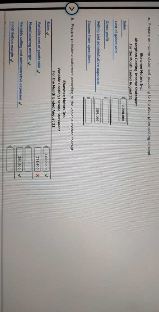 under A rtion and anabe Costing Shawnee Motors Inc assembles and sells
