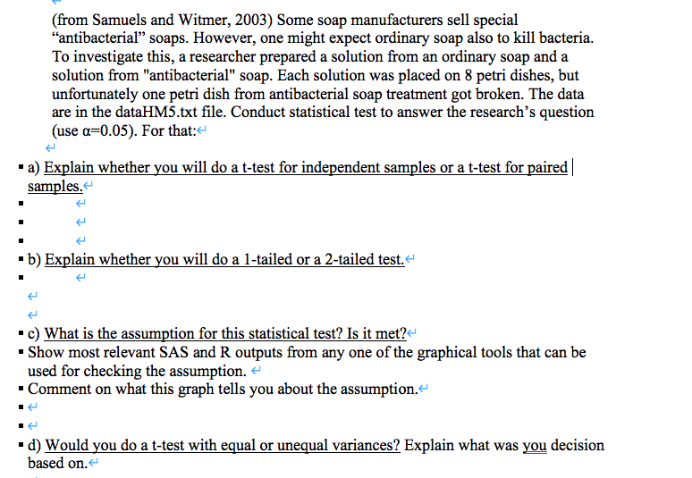  this is the data trt y ordinary 30 ordinary 36 ordinary