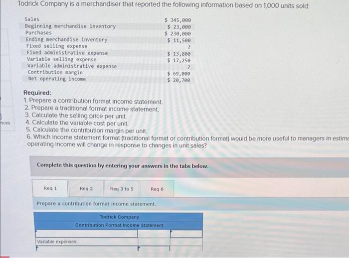  operating income will change in response to changes in unit sales?