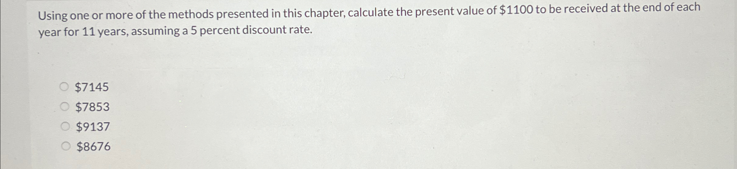  Using one or more of the methods presented in this chapter,