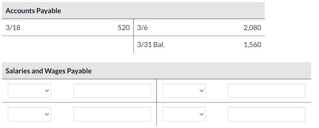 March 1 through May 31. 3 Paid \$2,400 cash on a 6-month