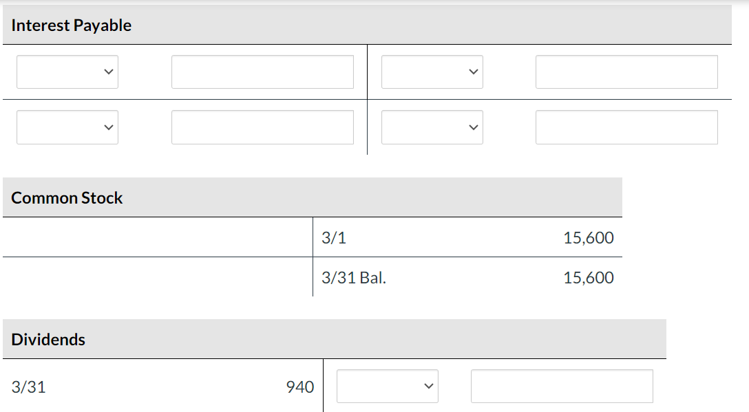 insurance policy effective March 1. 6 Purchased cleaning supplies for $2,080 on