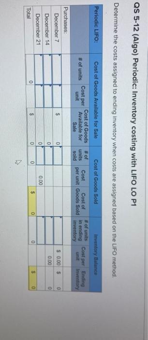 (Algo) [The following information applies to the questions displayed below.) Trey Monson