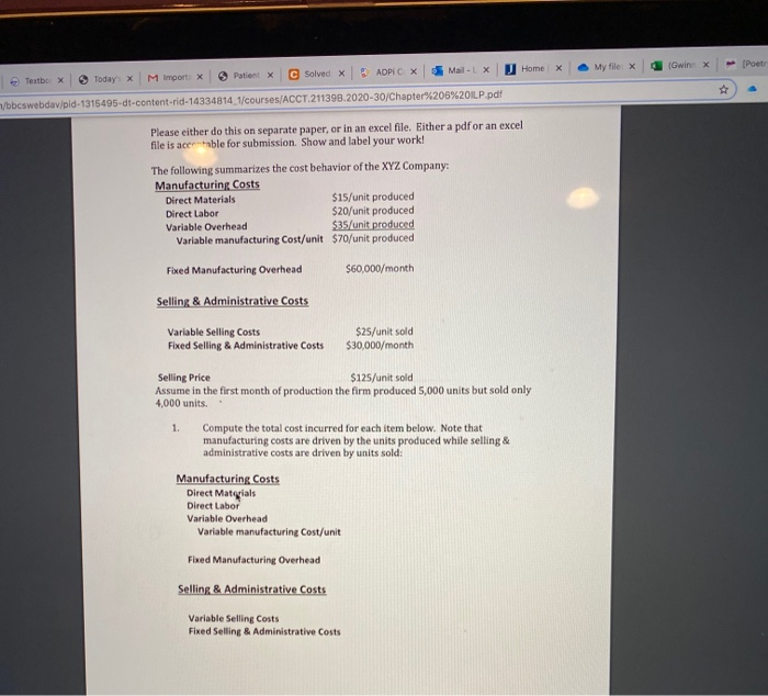 Product A Product B Product C $ 100.00/unit $ 150.00/unit $ 200.00/unit