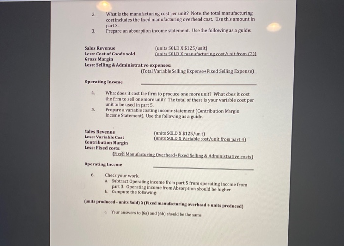 $ 40.00/unit $ 70.00/unit $ 100.00/unit $ 60.00/unit $ 80.00/unit $ 100.00/unit