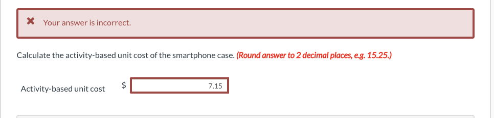 popular smartphone. The company is considering adopting an activity-based costing approach for