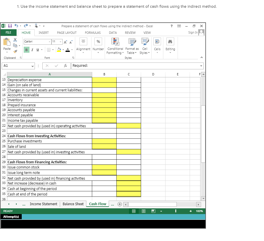 PAGE LAYOUT FORMULAS DATA REVIEW VIEW FILE HOME INSERT Sign In Calibri