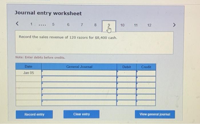 entry: Dec. 9 Replaced 12 rarors that were returned under the warranty.