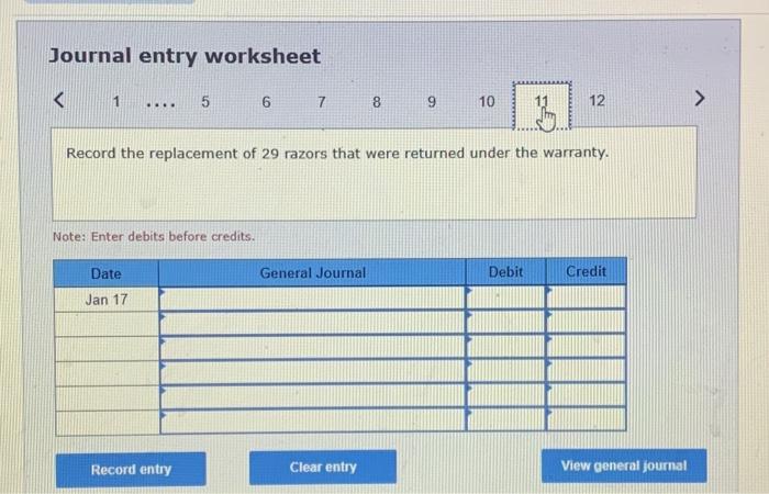were returned under the warranty: 31 Recognited warranty expense related to December