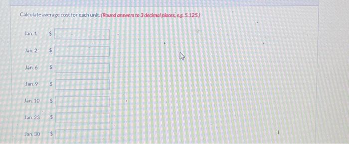 uses the perpetual inventory method Assume that there are no credit trarsactions;