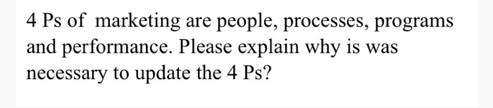 correct grammar will get a 5 star rating 4 Ps of marketing