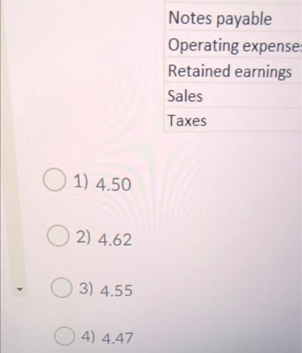 sheet for each year and the income statement accounts are the only