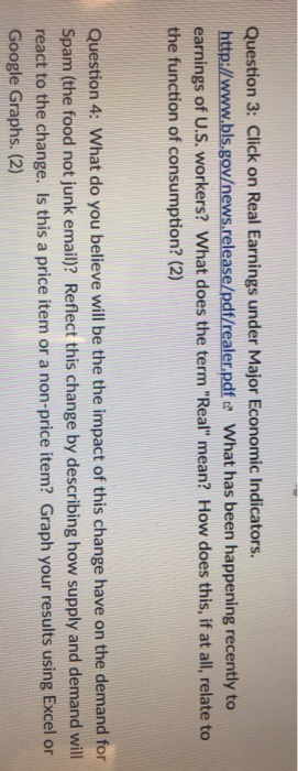  # 4 is the priority answer with graph please Question 3: