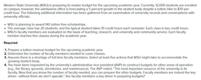  please solve the ENTIRE problem as soon as possible. Western State