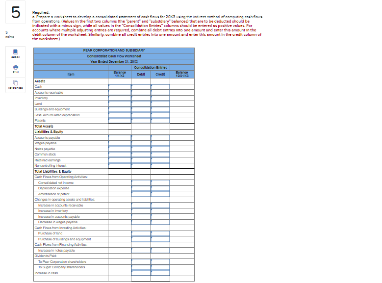 07 Pear Corporation acquired 75 percent ownership of Sugar Company on January