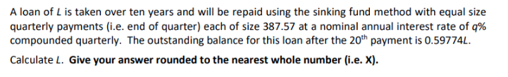 Do not copy other answers. THEY ARE WRONG Solve and show workings