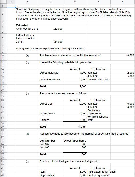 Please help me solve this! Please use excel solutions! and please explain