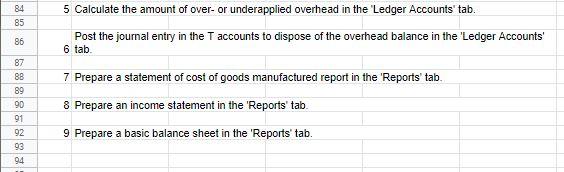 balane During (g) Sold Job 101, which is recorded in Finished Goods: