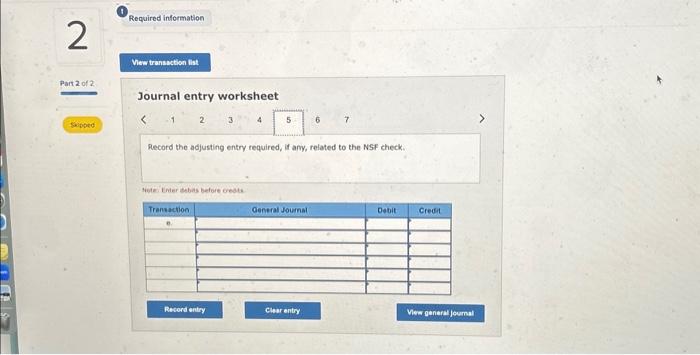 a $27,921 cash balance. b. Check Number 3031 for $1,490, Check Number