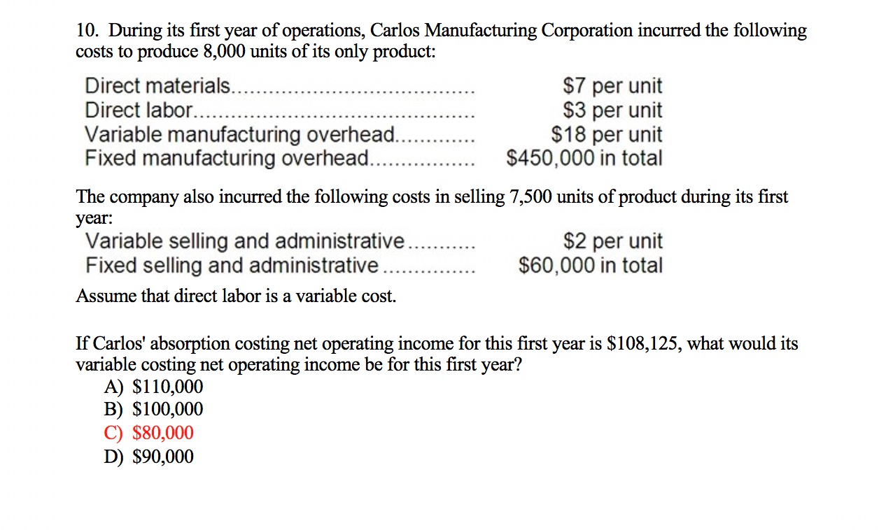 Please explain exactly how you got the answer 10. During its first