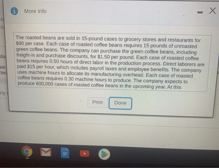 roasts the coffee beans in its roasting facility. Click the icon to