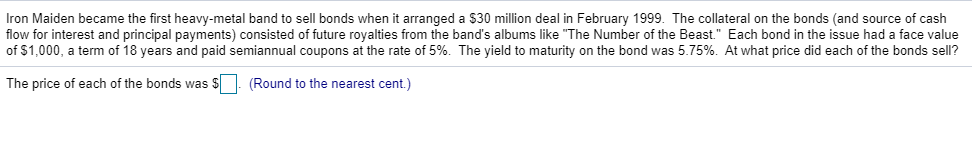 collateral on the bonds (and source of cash flow for interest and