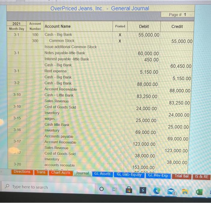 there completed Date Description of the Transaction March 1 Owners of OPJ