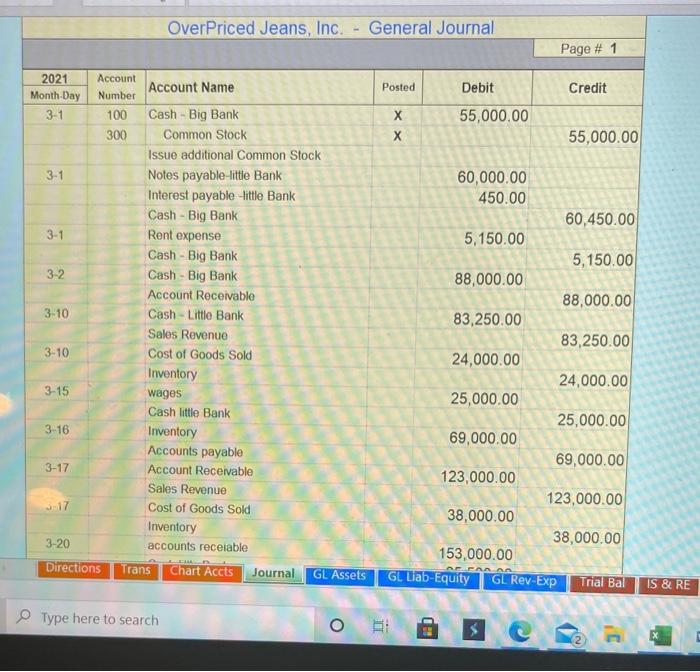 invested an additional $55,000 cash into the business. The cash is put