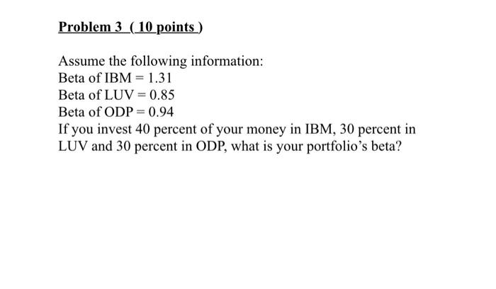  Please answer all questions or don't answer at all. Assume the