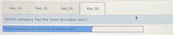 more favorable ratio? 2-a. Calculate the acid-test (quick) ratio for ACME Corporation