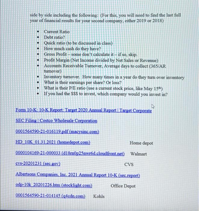 or 3 You determine the format. I would like you to use