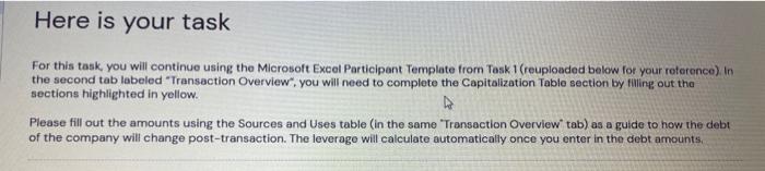 please solve this 'articipant name: Here is your task For this task
