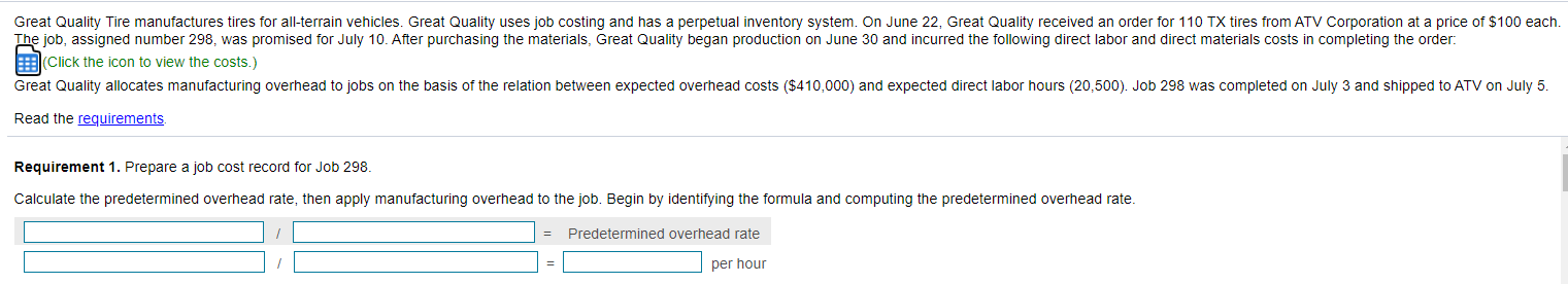 1896 Description 12 hours at $14 30 hours at $16 $ 168