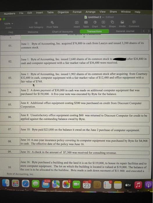  PLEASE HELP!!! input this info into journal entries with the provided