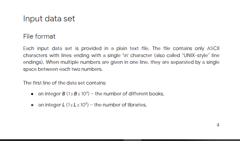 is awarded when the book is scanned. Libraries There are L different