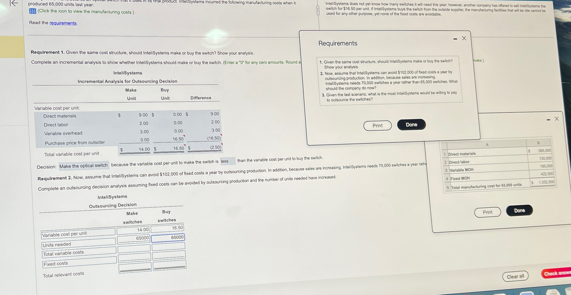  produced 65,000 units last year: (Click the icon to view the