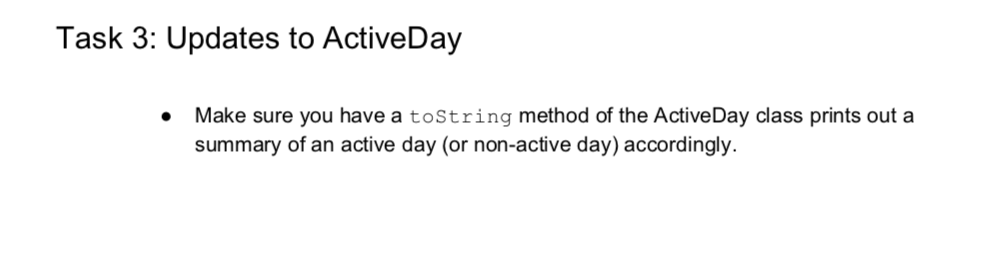 are moved to the Activity class. See the following diagram. Implement the
