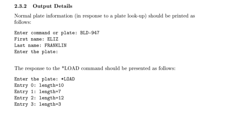 in a file containing plate name pairs, your program will let the