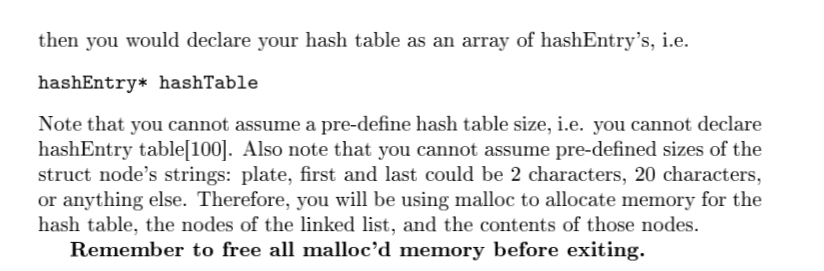 order to examine the internal data structure of your hash table. 2