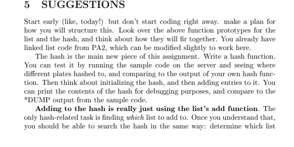 behavior should match that sample program as closely as possible. Minor variations